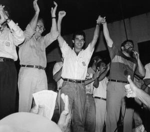 Jorge Viana e Lula em um tempo de militância universitária e organização popular. Binho Marques participou da aproximação de Jorge Viana com o Partido dos Trabalhadores.